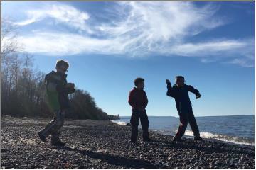 November beach fun