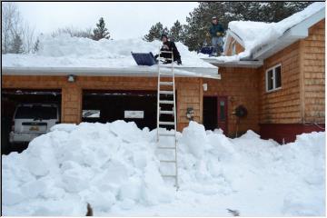 Roof shoveling