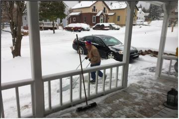 Let the shoveling begin...