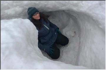 Superior ice crevace
