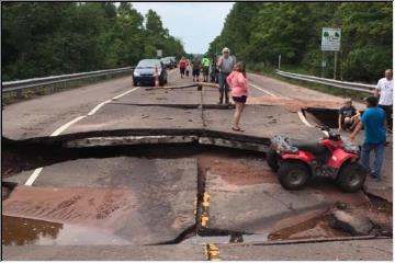 Sink hole on M26