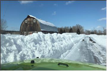 Towering Snowbanks