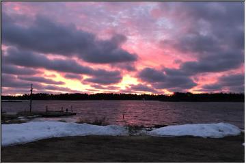 Red sky in morning