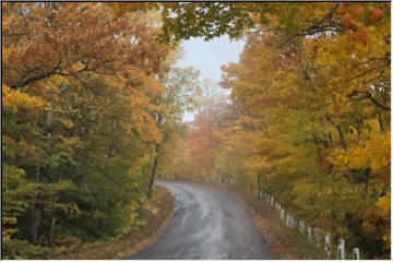 Brockway Mtn in the rain