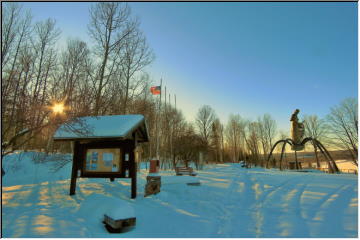 Winter at the Shrine