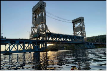 Kayaking on the Portage