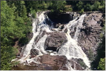 Flowing falls