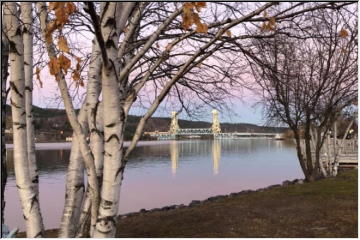 The Bridge from dusk to dark