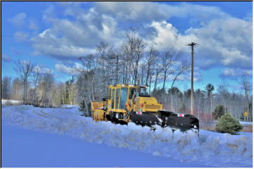 Plowing the tracks