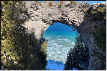 Winter on Mackinac Island 