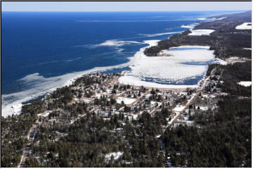 Eagle Harbor aerials