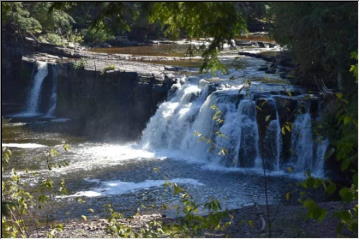 Hiking to the falls