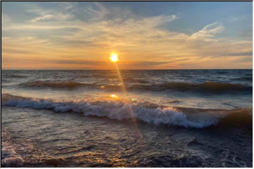 Calumet Waterworks Sunset