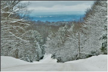 Mix of snow and trains