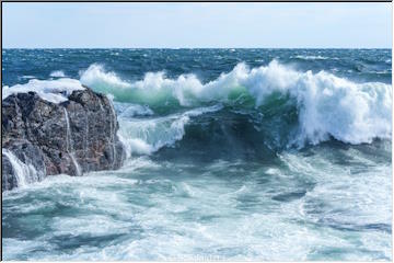 Lake Superior in a frenzy