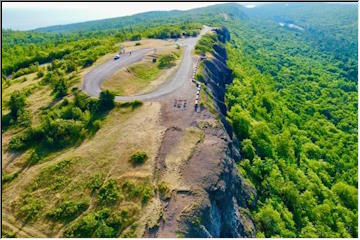 On Top of Brockway Mtn.