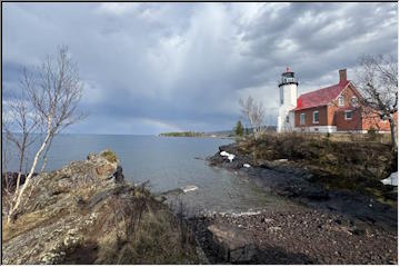 Spring at Eagle Harbor Lighthouse