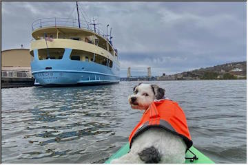 Fritz on the Portage Canal