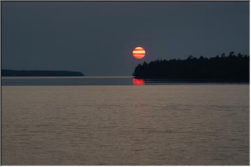 Unusual sunset
