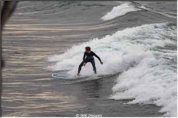 Surfing Superior waves