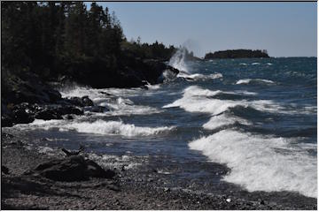 Superior crashing a-shore