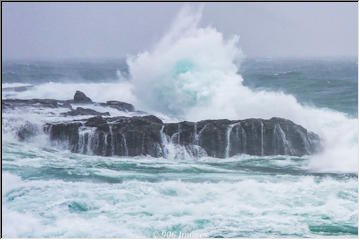 Lake Superior with 20 foot waves