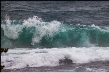 Lake Superior wave action