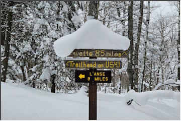 Winter visit to Canyon Falls