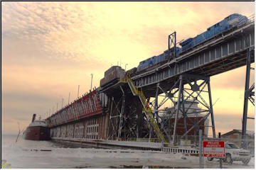 Freighters and trains