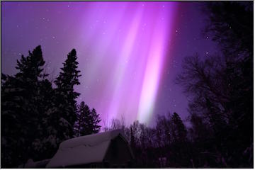 Wintry Northern Lights