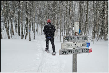 Snowshoe in Ironwood