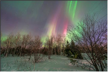 Aurora Borealis in Hancock