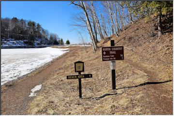 Rainbow Falls near Ironwood