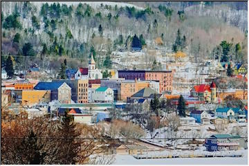 Picture perfect view of Hancock