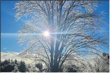 Remnants of freezing rain