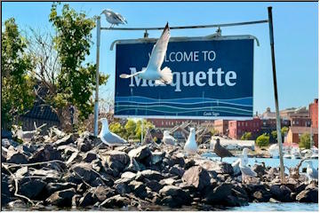Kayaking Marquette Lower Harbor