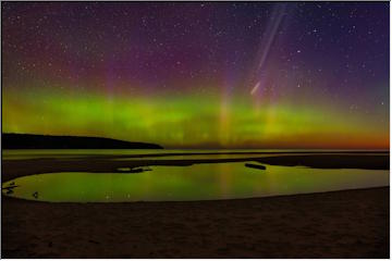 Northern Lights over Munising