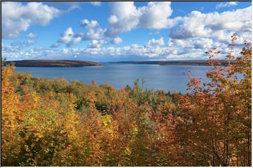 Fall in the Munising area