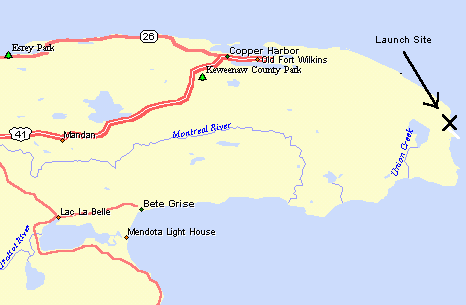 Keweenaw map