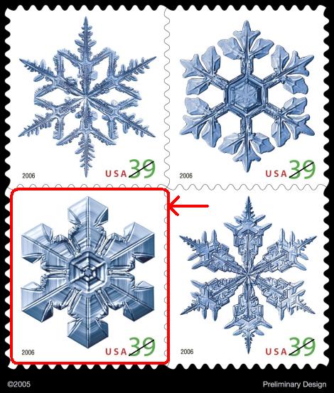 Snowflake stamps