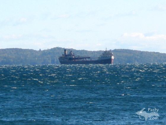 Picture of Ore-boat in Bete Grise Bay