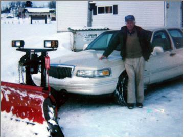 Jack and his Lincoln plow car