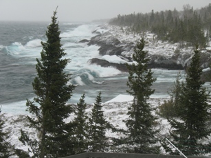 Looking towards Copper Harbor