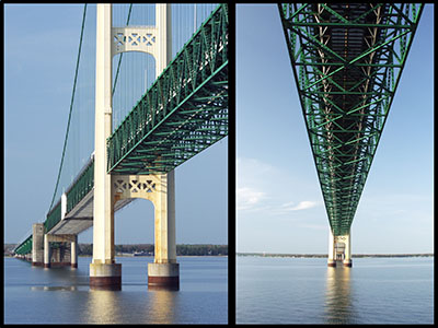 Under the Mackinac Bridge