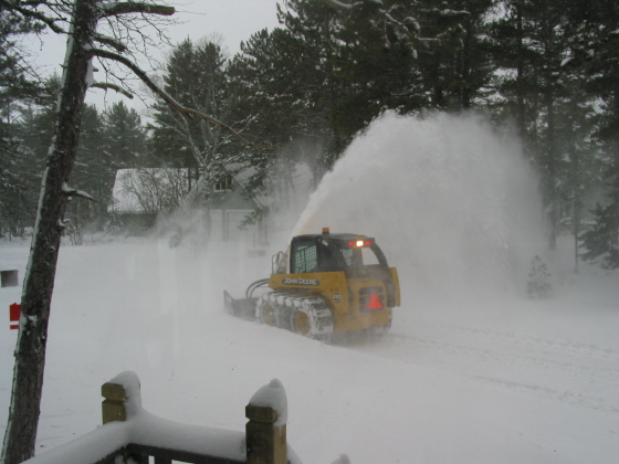 a working Deere