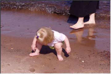 Toe's in the sand