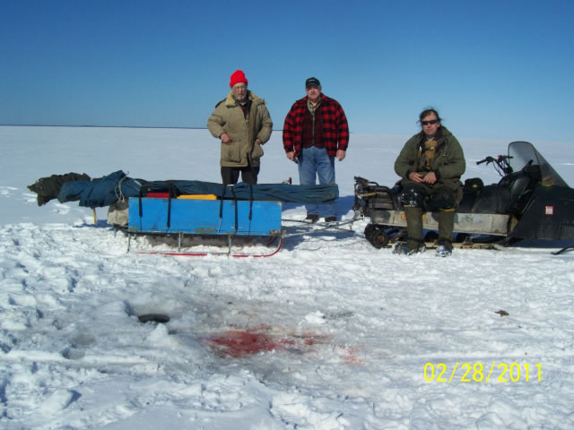 The crew, Bob, Steve, Willy