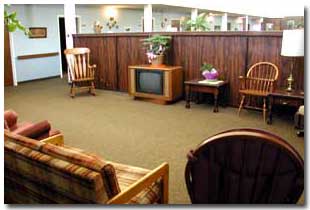 One sitting/tv area